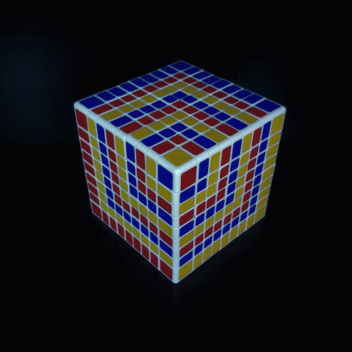 Rubiks Cube Fractal GIF - Rubiks Cube Fractal Infinity GIFs