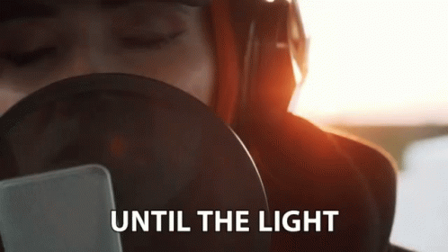 Until The Light Singing GIF - Until The Light Singing Recording GIFs