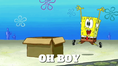 Oh Boy Squidiot Box GIF - Oh Boy Squidiot Box Spongebob GIFs