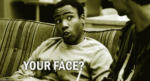 Community Your Face GIF - Community Your Face Its Bad GIFs