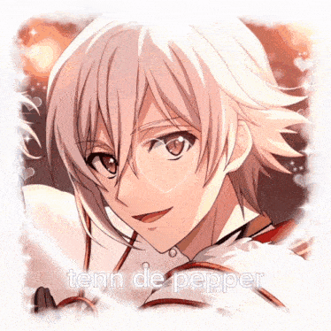 a drawing of a boy with the name tenn de pepper on it