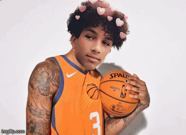 a basketball player with the number 3 on his shirt