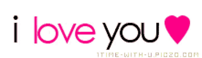 i need you logo with a pink heart in the middle