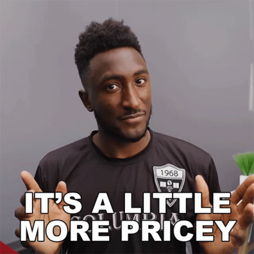 Its A Little More Pricey Marques Brownlee GIF - Its A Little More Pricey Marques Brownlee Its Quite Expensive GIFs