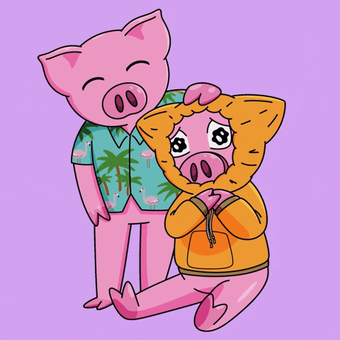 Piggyverse Piggyverse Consoling GIF - Piggyverse Piggyverse Consoling Consoling GIFs