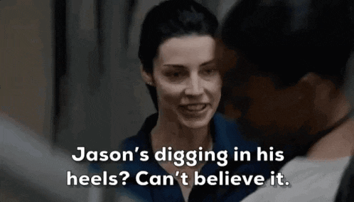 Jason Digging In His Heels Can'T Believe It Seal Team GIF