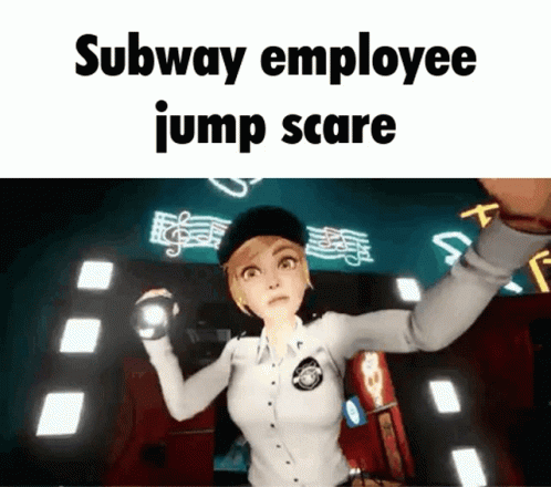 Subway Subway Sandwich GIF - Subway Subway Sandwich Jump Scare GIFs