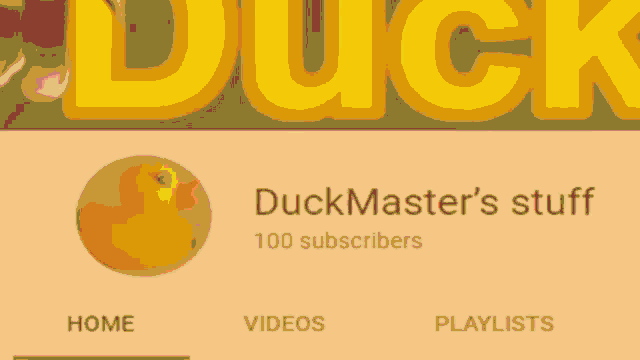 Duck Masters Stuff Hitting100subscribers GIF - Duck Masters Stuff Hitting100subscribers 100 GIFs