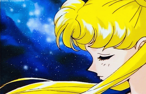 Sailor Moon Sad GIF - Sailor Moon Sad Closing Eyes GIFs