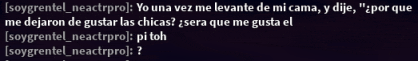 a dark background with a few words in spanish