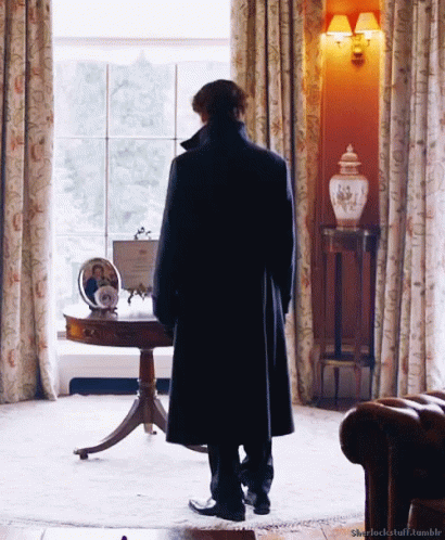 Back Sherlock Holmes GIF - Back Sherlock Holmes Benedict Cumberbatch GIFs