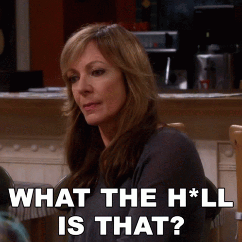 What The Hell Is That Bonnie GIF - What The Hell Is That Bonnie Allison Janney GIFs