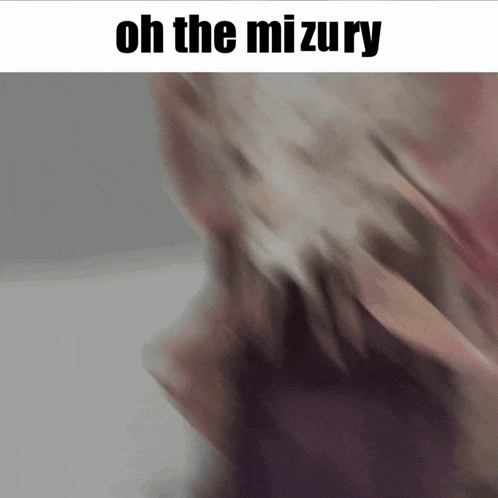a blurred image with the words oh the mizury on the top
