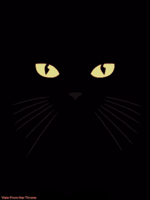 a black cat with a pink tongue sticking out and the words hello saturday in pink letters