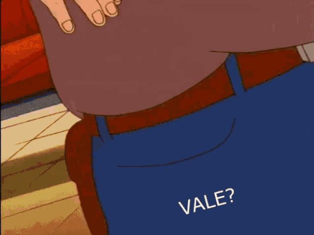 a cartoon of a man wearing an orange hat that says ' king of the hill '