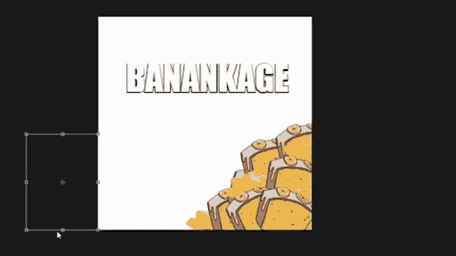 a man with a mustache is surrounded by banana cakes and the word banankage