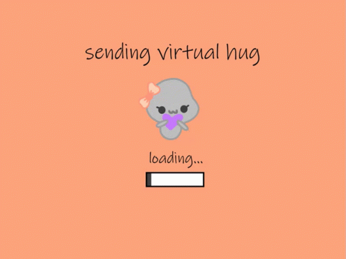 Sending Virtual Hug Loading GIF - Sending Virtual Hug Loading Heart GIFs