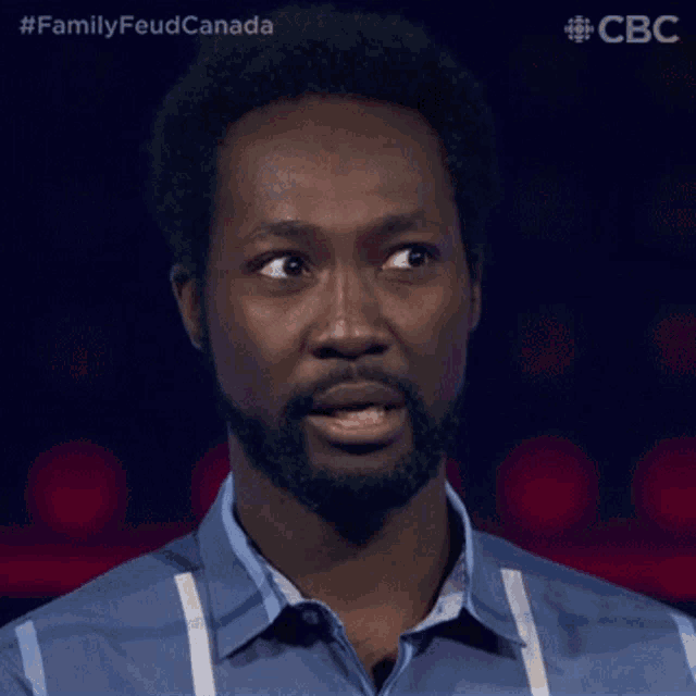 Ah Shoot Family Feud Canada GIF - Ah Shoot Family Feud Canada Thinking GIFs