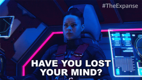 Have You Lost Your Mind Bobbie Draper GIF - Have You Lost Your Mind Bobbie Draper The Expanse GIFs