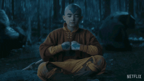 a netflix ad shows a ghostly boy in a blue coat
