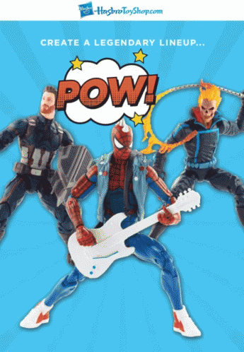 Marvel Boom GIF - Marvel Boom Playing Guitar GIFs