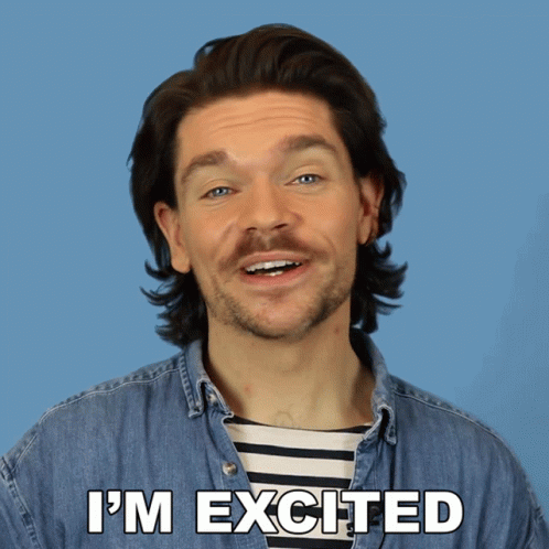 Im Excited Robin James GIF - Im Excited Robin James Thrilled GIFs