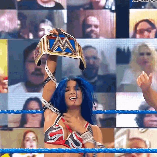 Sasha Banks Smack Down Womens Champion GIF - Sasha Banks Smack Down Womens Champion Wwe GIFs