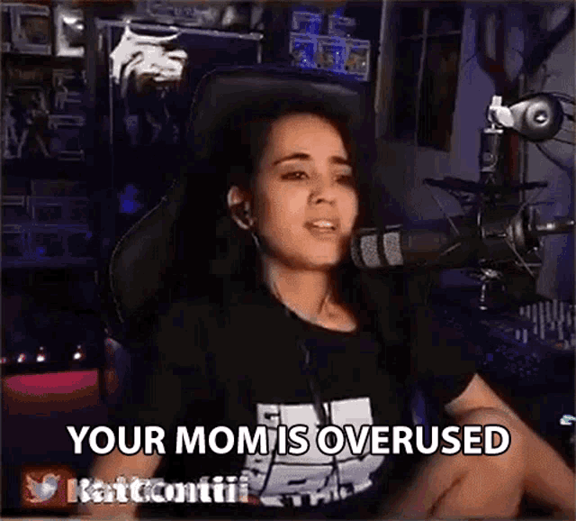Your Mom Is Overused But That Doesnt Stop Her Katharine Conti GIF - Your Mom Is Overused But That Doesnt Stop Her Katharine Conti Kat Contii GIFs