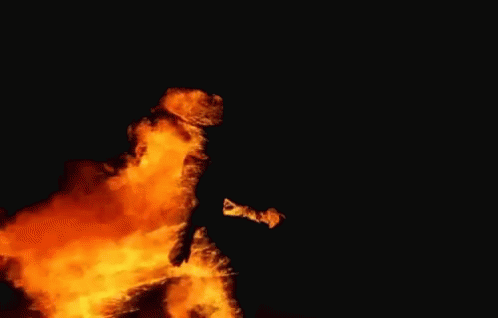 Fire Man On Fire GIF - Fire Man On Fire GIFs