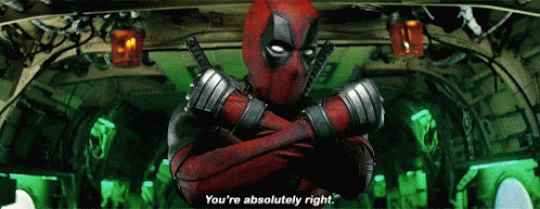 Right Absolutely GIF - Right Absolutely Deadpool GIFs