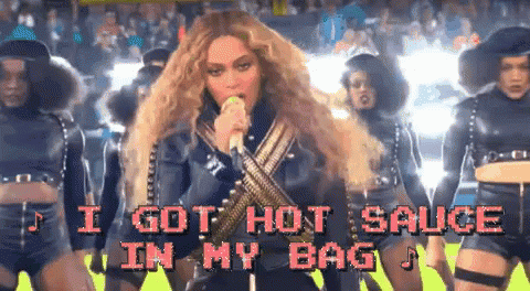 Hot Sauce GIF - Hot Sauce Beyonce GIFs