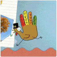 Happy Thanksgiving Greetings GIF - Happy Thanksgiving Greetings Running GIFs