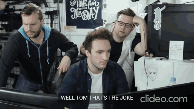 Thats The Joke Well Tom Thats The Joke GIF - Thats The Joke Well Tom Thats The Joke GIFs