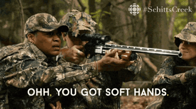 Ohh You Got Soft Hands Ronnie Lee GIF - Ohh You Got Soft Hands Ronnie Lee David Rose GIFs