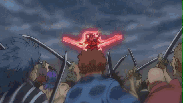 a cartoon character is flying through the air