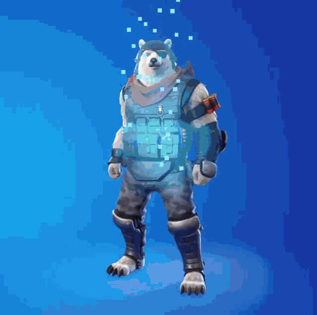 Fortnite Polar Patroller GIF - Fortnite Polar Patroller Polar Bear GIFs