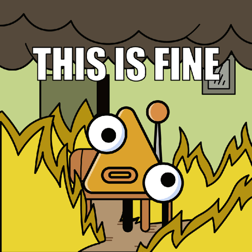 Funbots This Is Fine GIF - Funbots This Is Fine Fine GIFs