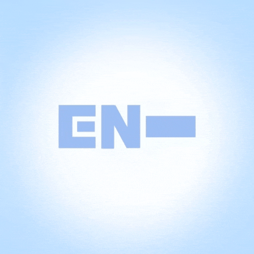 a blue en logo on a white background .