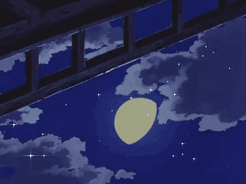 a full moon is visible in the night sky above a bridge .