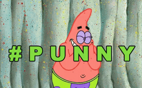 Punny Punny GIF - Patrick Star Laughing Punny GIFs