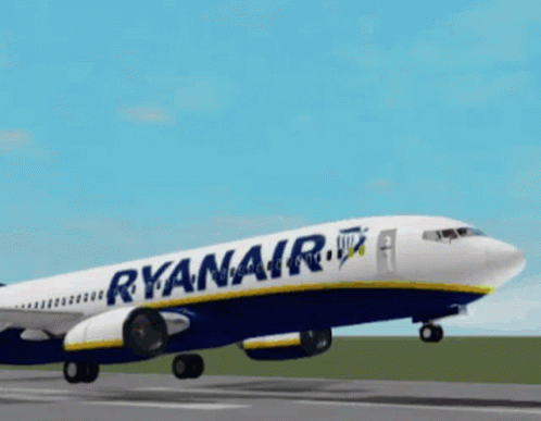 Ryanair Roblox Aviation GIF - Ryanair Roblox Aviation Aviation GIFs