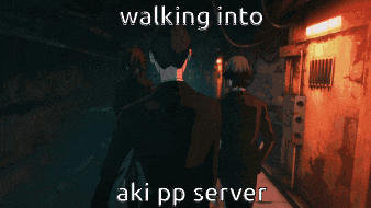 a cartoon of a man walking into a server
