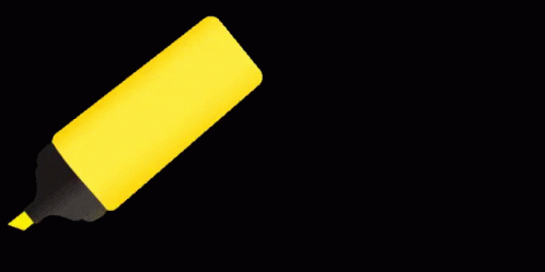 Yellow Highlighter GIF - Highlighter Yellow Highlighter Highlighter Pen GIFs