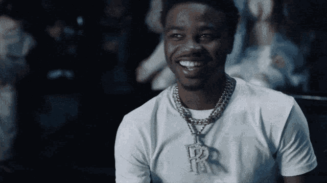 Roddy Ricch Smile GIF - Roddy Ricch Smile Racks In The Middle GIFs
