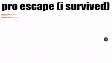 a screenshot of a video game called pro escape