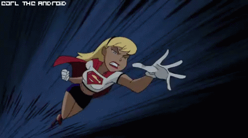 Superwoman Cartoon GIF - Supergirl Cartoon Animated GIFs