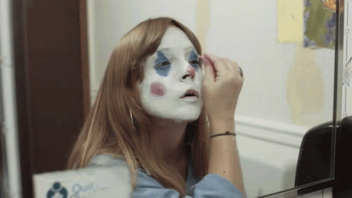 Painting Face Courtney Marie Andrews GIF - Painting Face Courtney Marie Andrews Courtney Marie Andrews Channel GIFs
