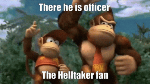 There He Is Officer Helltaker Fan GIF - There He Is Officer Helltaker Fan Helltaker Fans GIFs