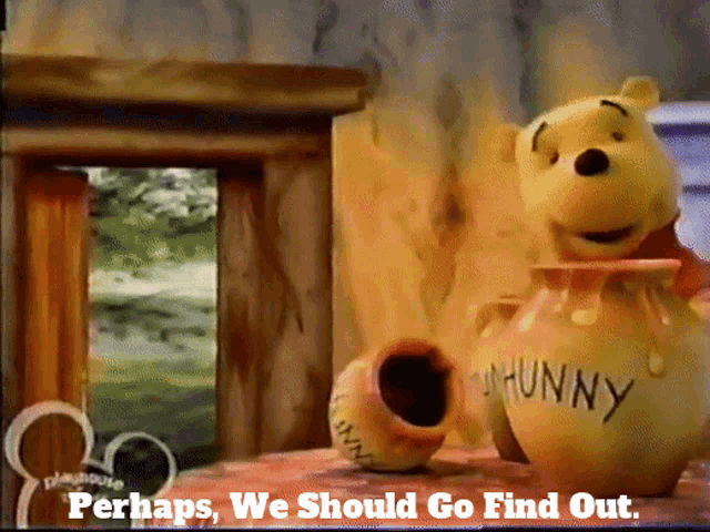 The Book Of Pooh Pooh GIF - The Book Of Pooh Pooh Perhaps We Should Go Find Out GIFs