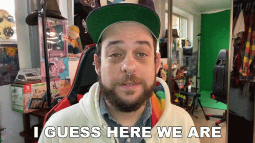 I Guess Here We Are Doodybeard GIF - I Guess Here We Are Doodybeard Were Here GIFs
